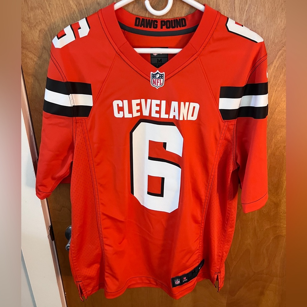 Cleveland Browns #6 Baker Mayfield Alternate Orange Jersey